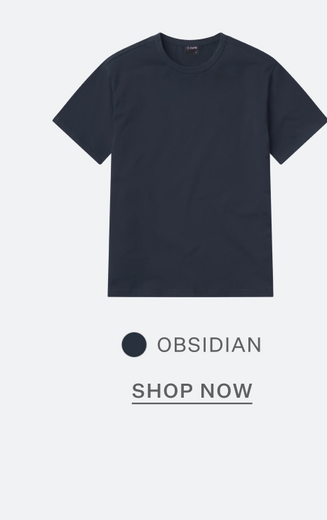 Overtime Tee in Obsidian