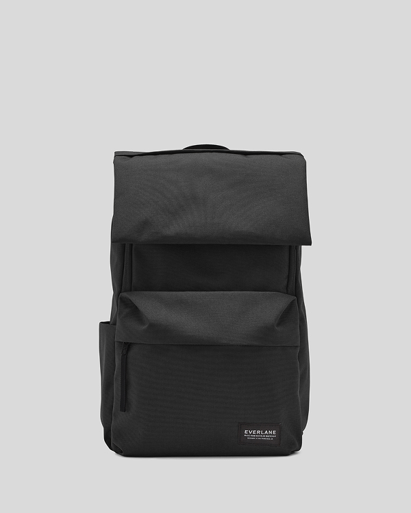 Image | The ReNew Transit Backpack | Black | Front View