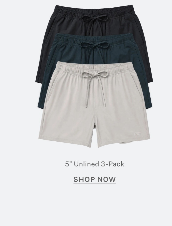 5" Unlined 3-Pack