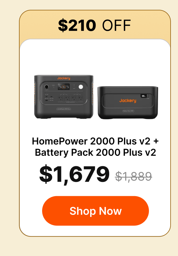 HomePower 2000 Plus v2 +   Battery Pack 2000 Plus v2