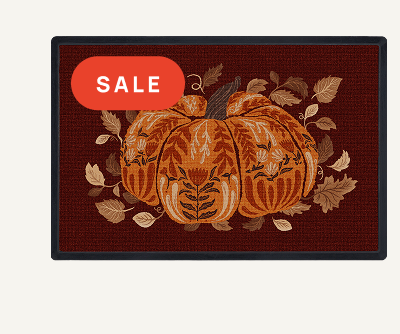 Harvest Pumpkin Doormat