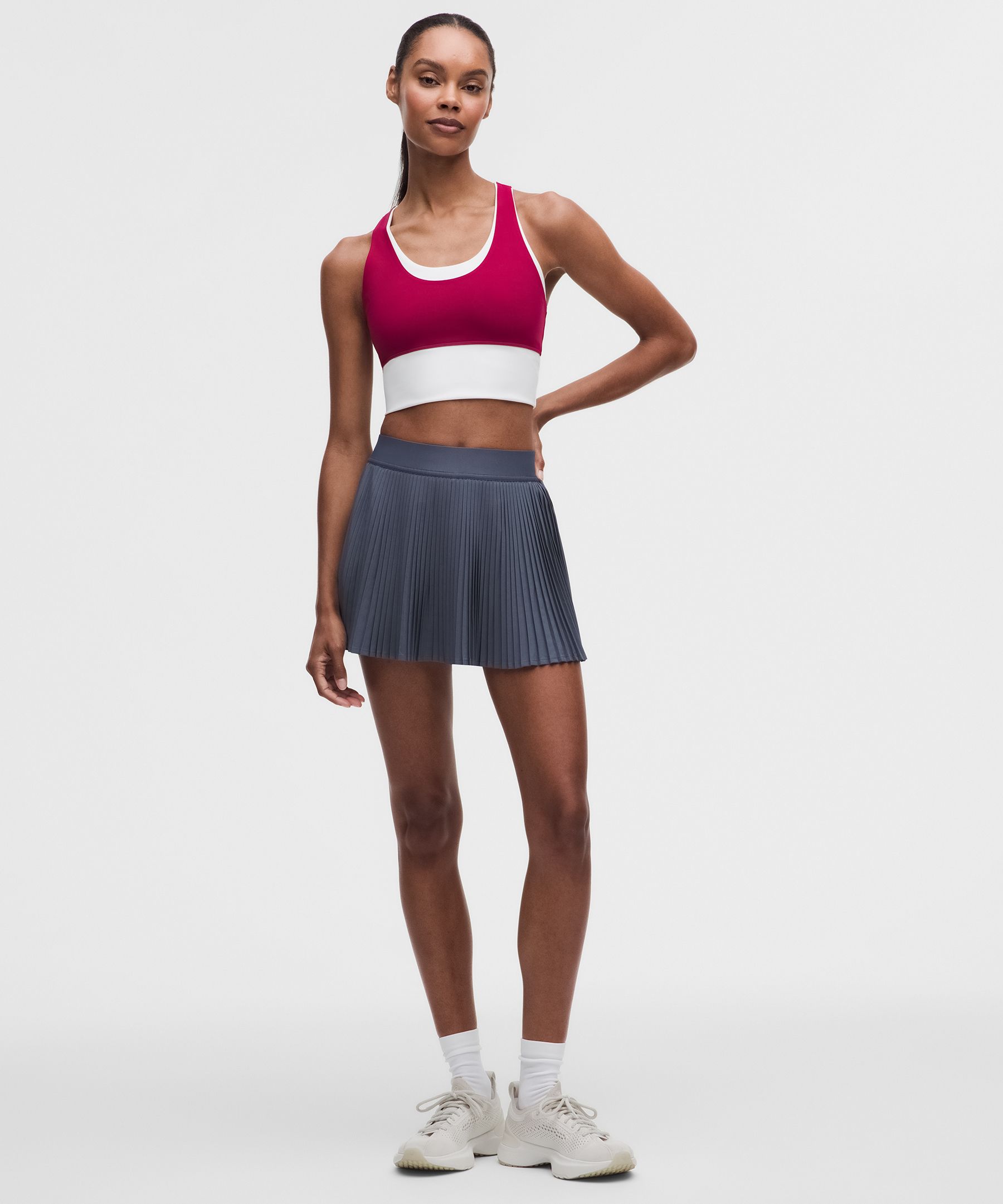 Repleat High-Rise Pleated Tennis Skirt
