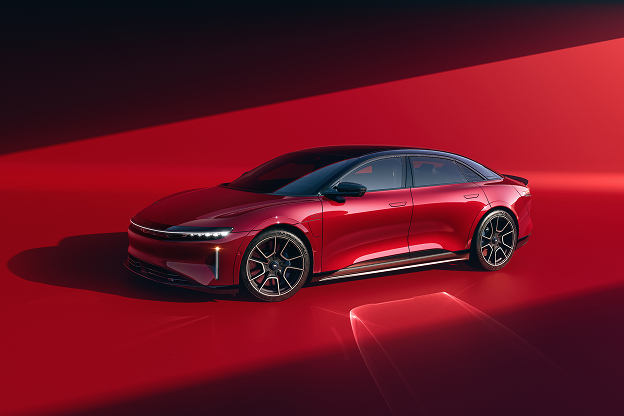 Lucid Air steering wheel 