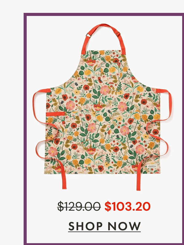 Essential Apron Florals | Rifle Paper Co. Poppy Fields | SHOP NOW