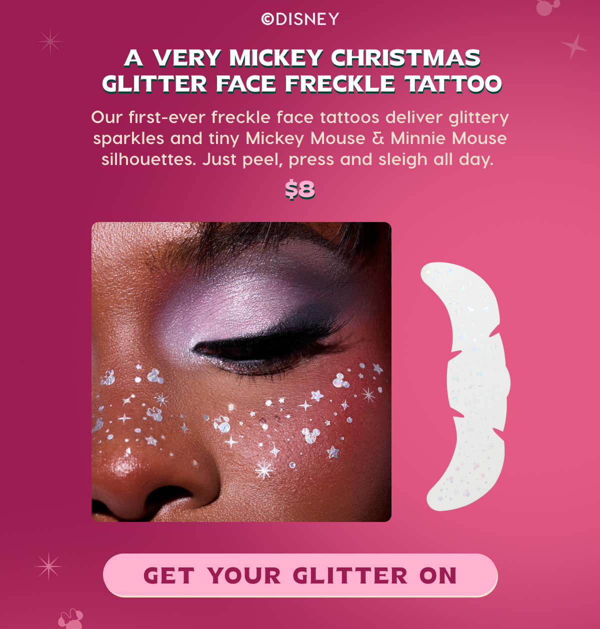 Shop the Glitter Face Freckle Tattoos