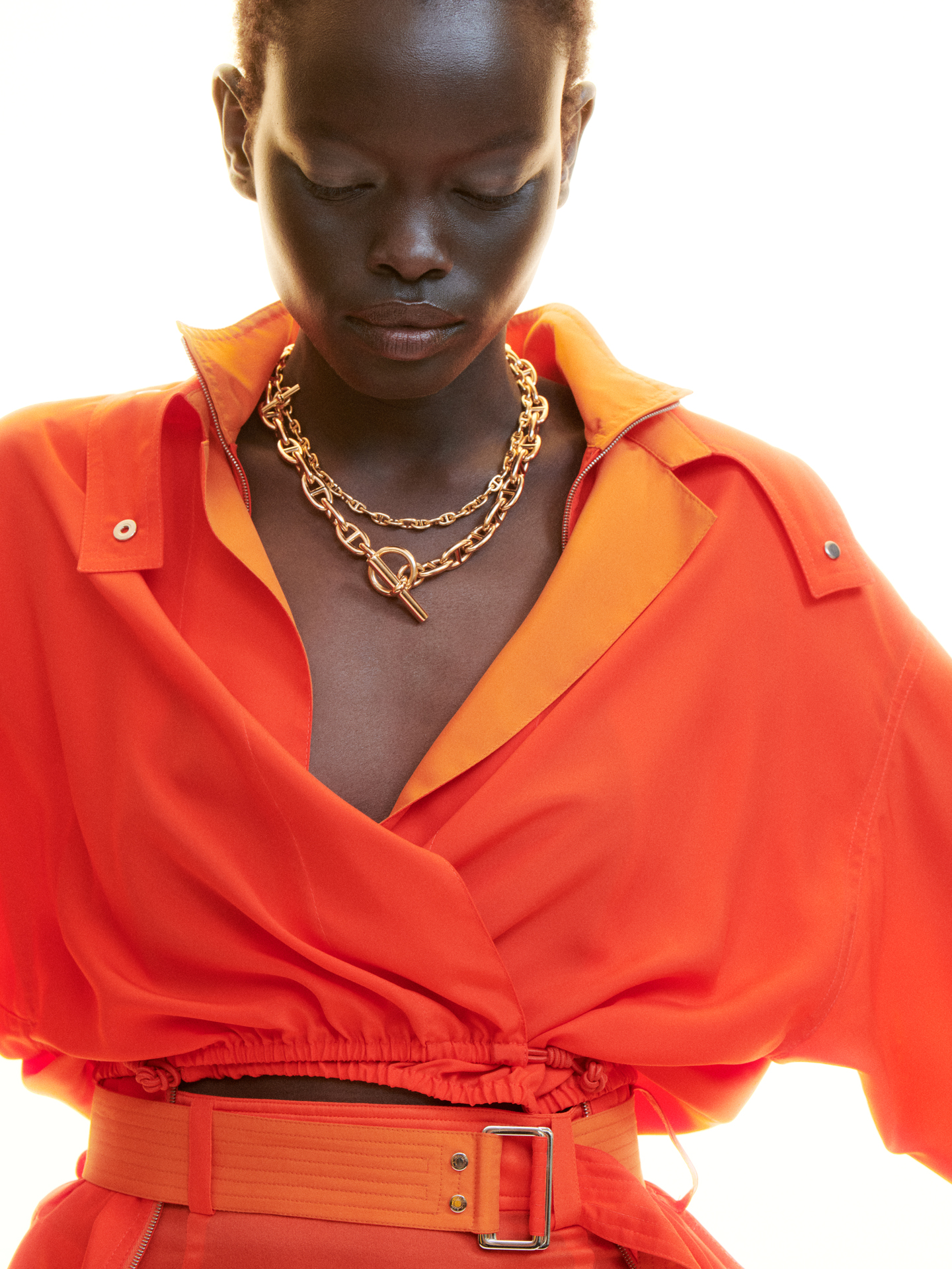 Image of a look from the Women&rsquo;s spring-summer 2027 runway show