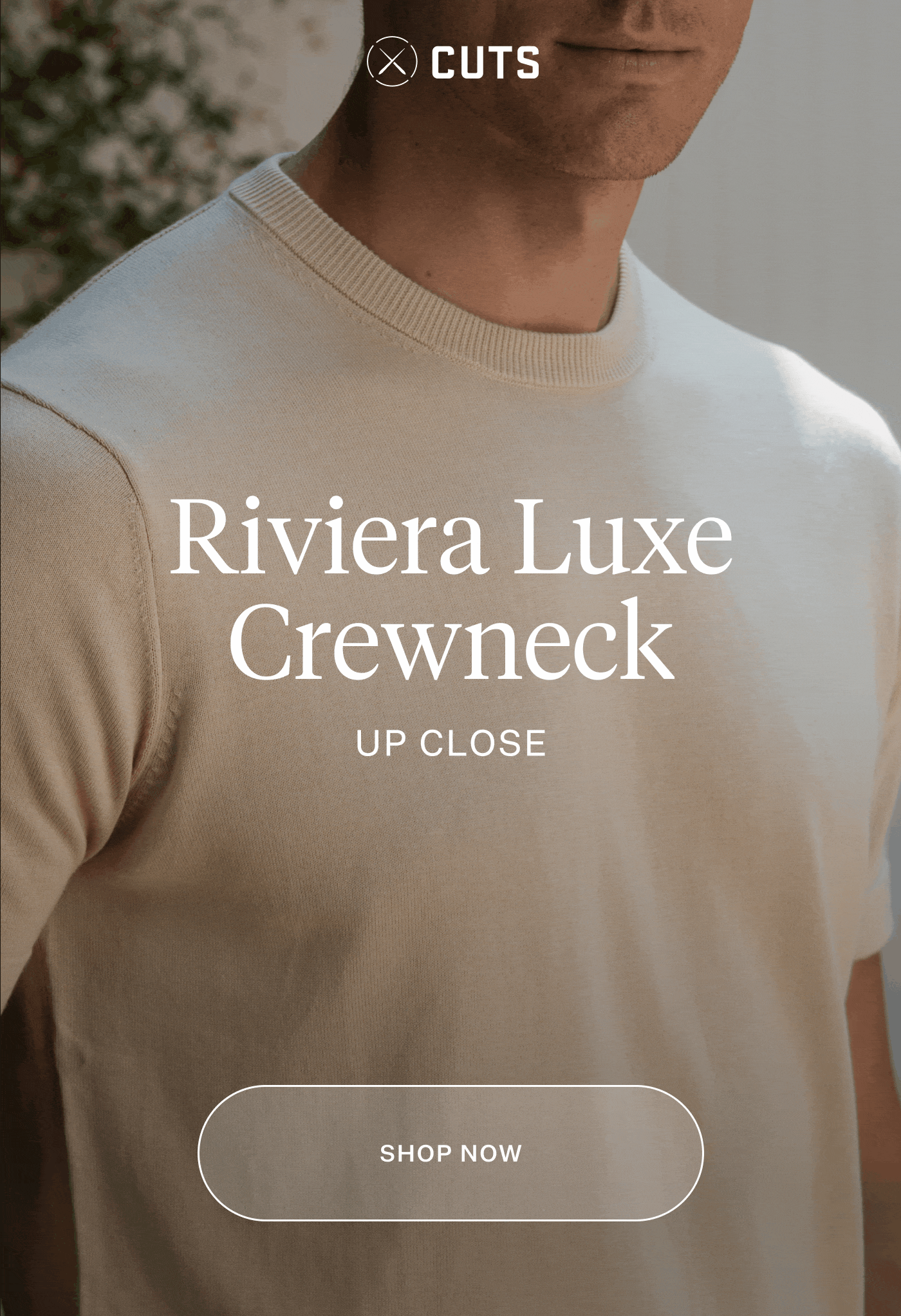 Riviera Luxe Crewneck - Up Close