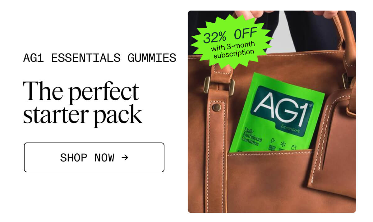 AG1 Essentials Gummies - The perfect starter pack