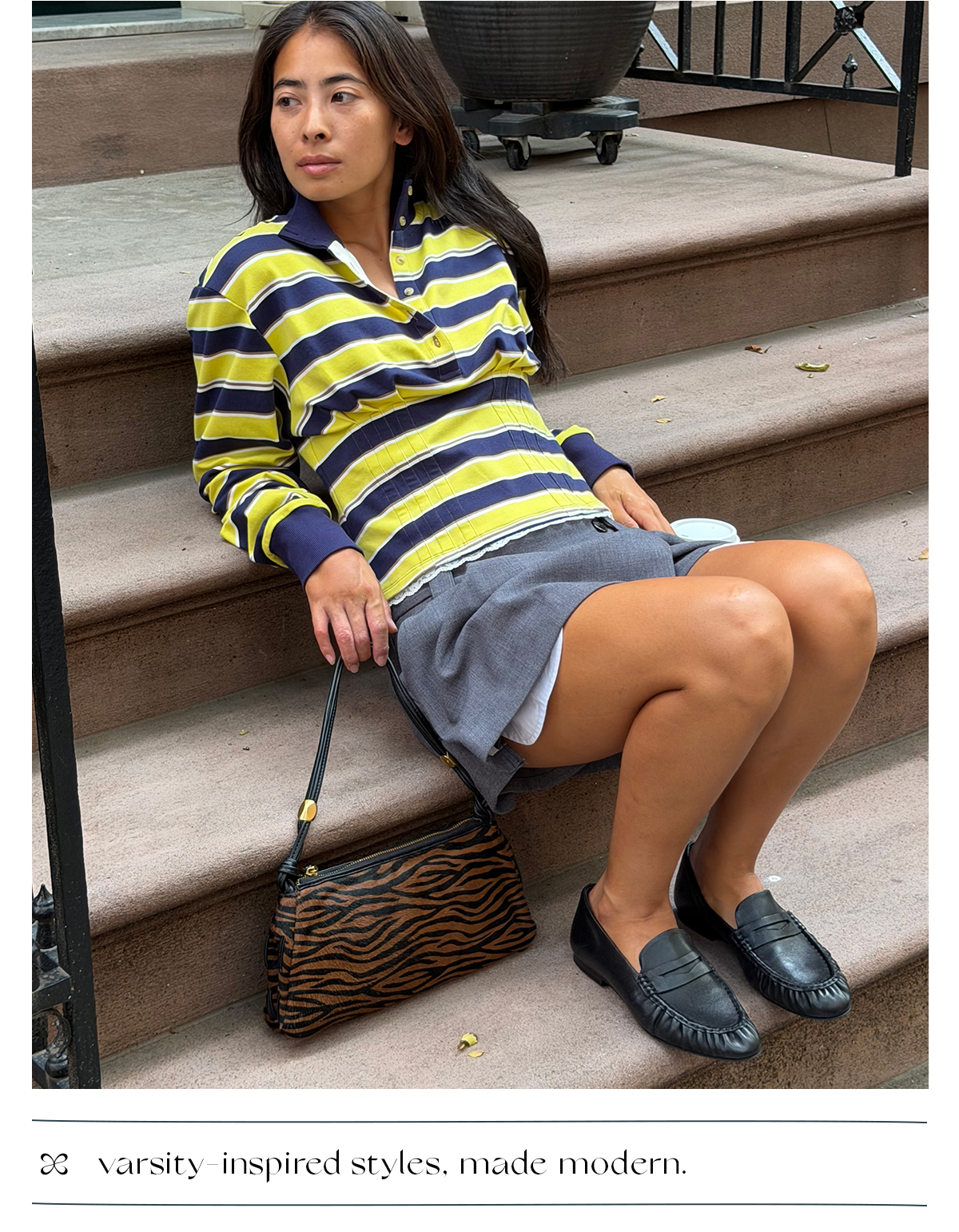 varsity-inspired styles. made modern.