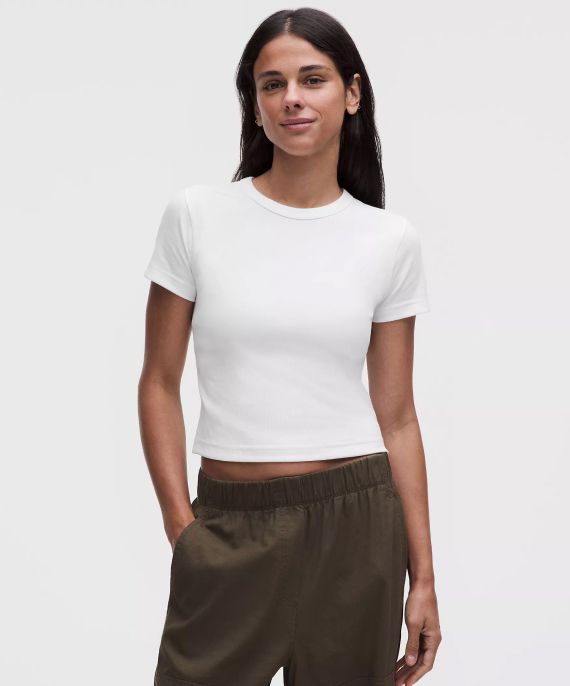 Shop The Little Ribbed Tee&nbsp;&rarr;