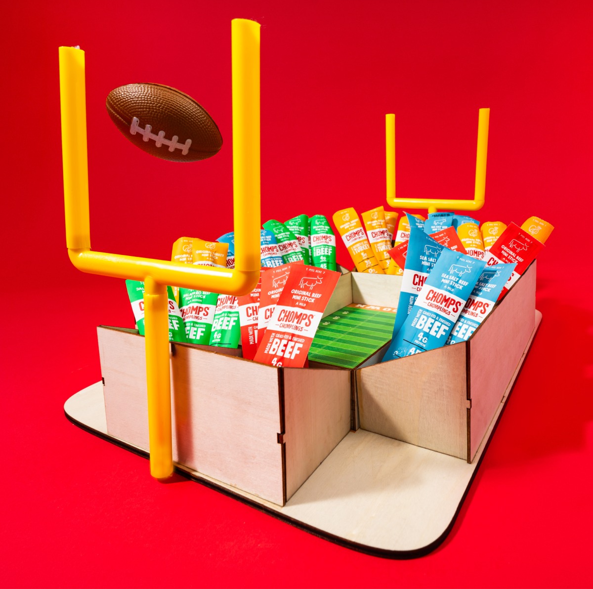 stock up for game day | Whether you&rsquo;re tailgating or watching from the couch, cheer on your team with Chomps all season long. | stock up now