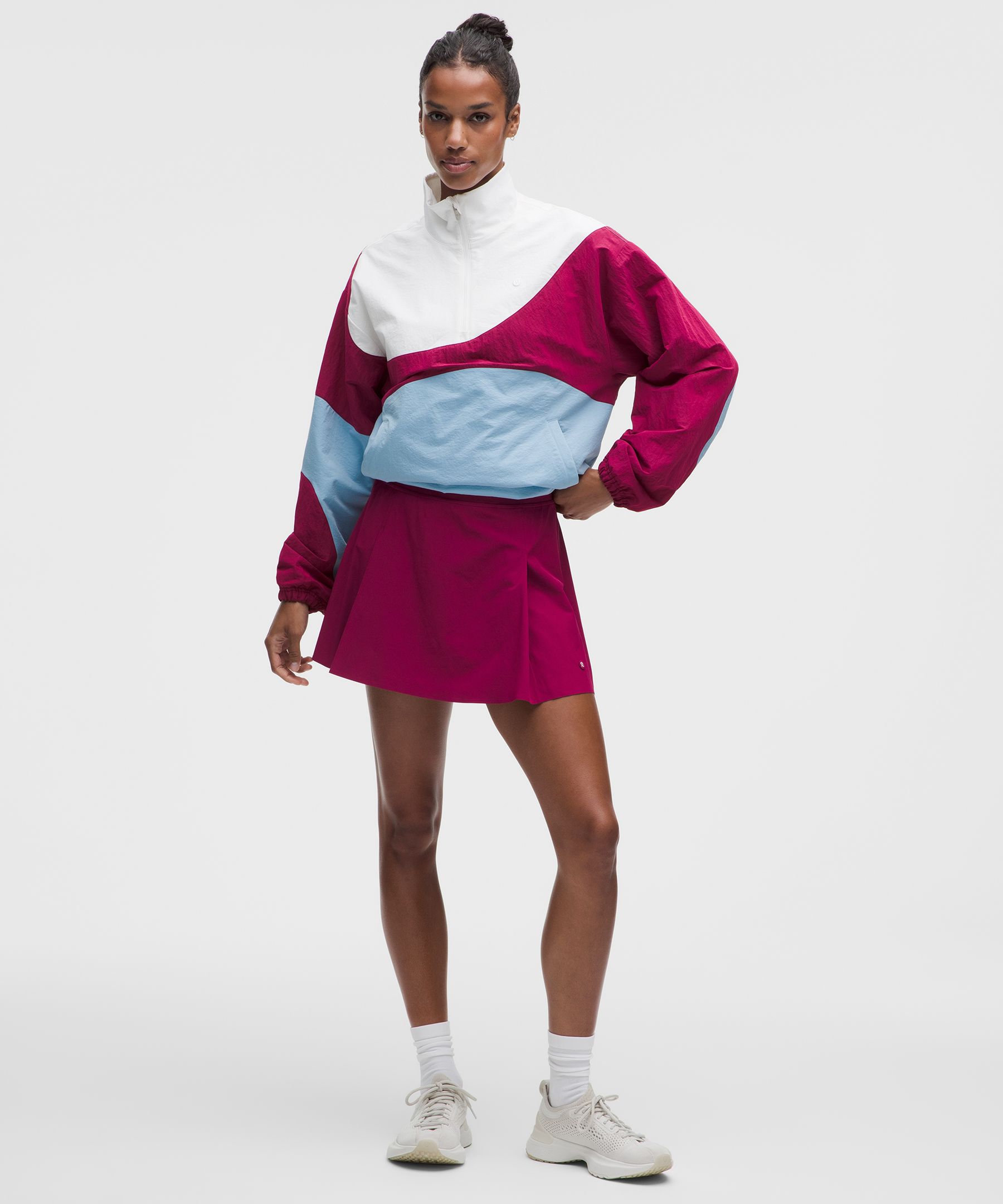 A-Line Side-Pleat Tennis Skirt