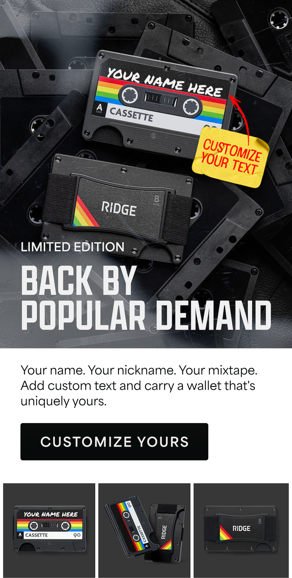 Limited Edition: The Mixtape Wallet