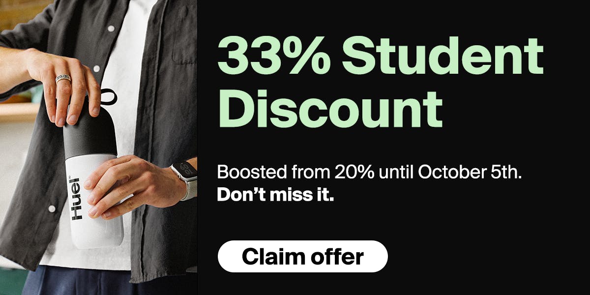33% student discount. Limited time only