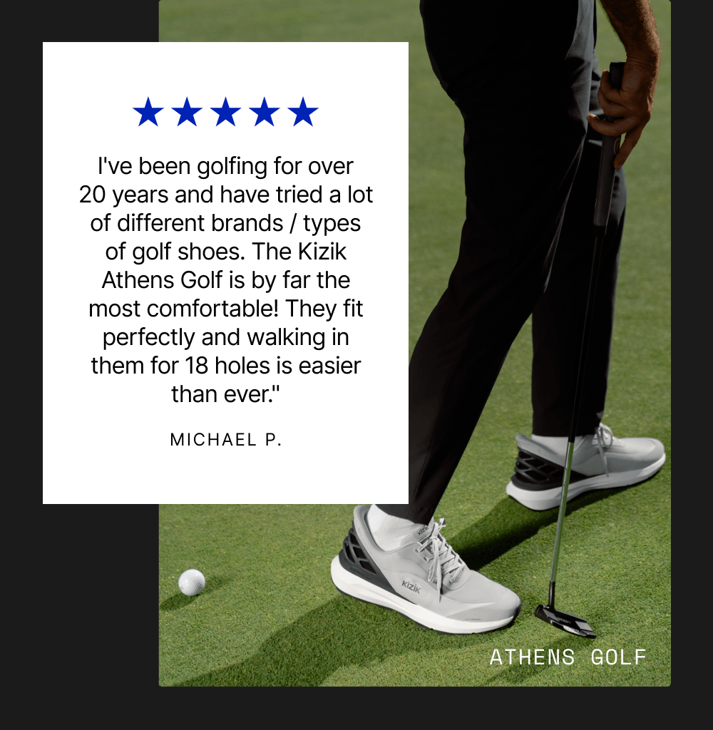 Athens Golf - "Ive been golfing for over 20 years and have tried a lot of brands of golf shoes. These are by far the most comfortable!"