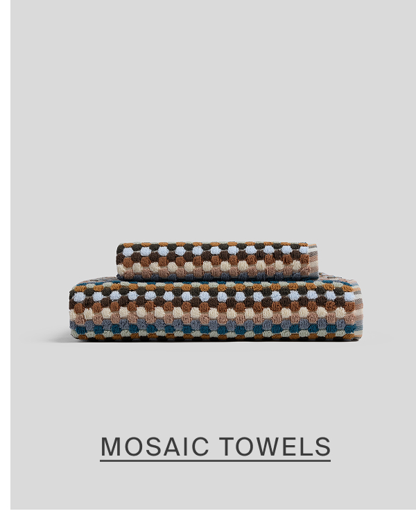 mosaic towels
