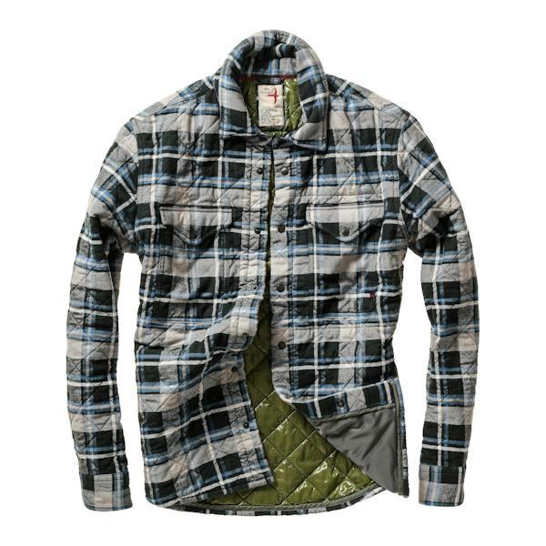 Quilted Flannel Shirt Jacket
