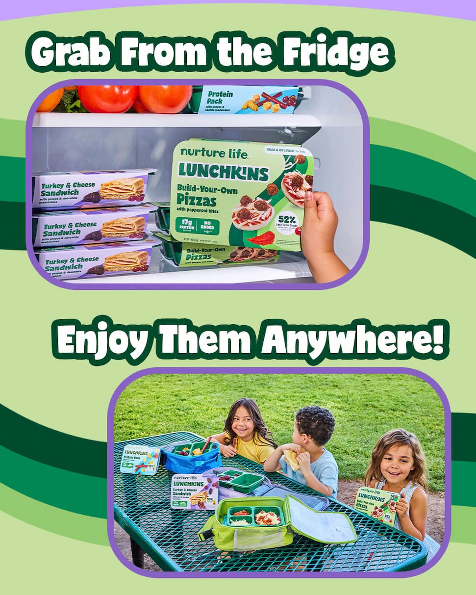 Grab from the fridge, enjoy them anywhere