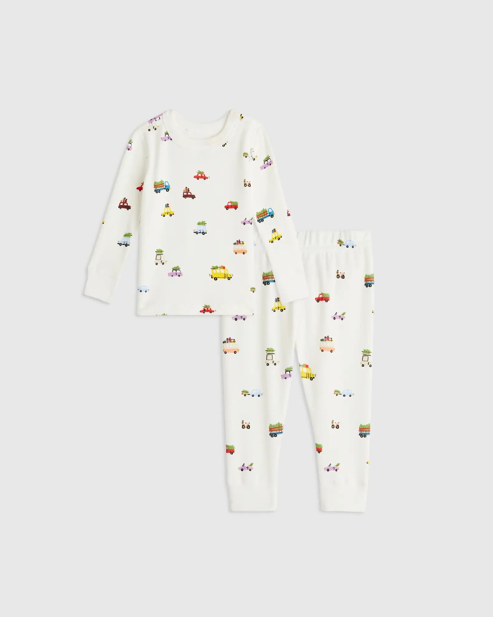 100% Organic Cotton Long Sleeve and Pant Pajama Set