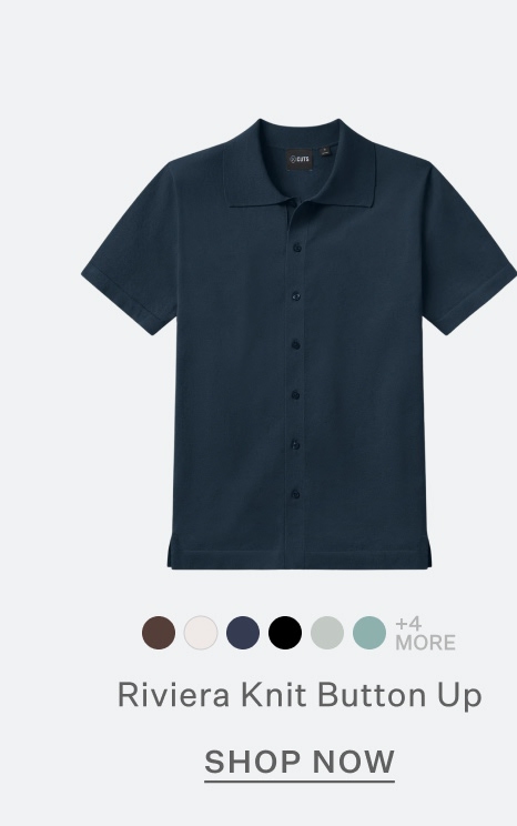 Riviera Knit Button Up