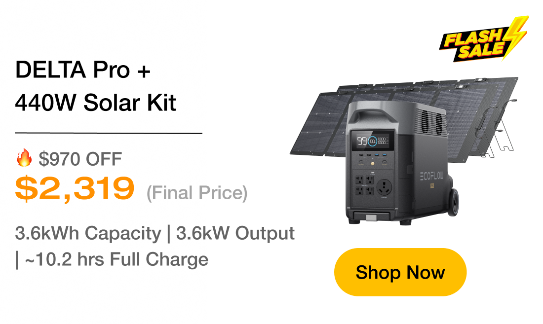 DELTA Pro + 440W Solar Kit