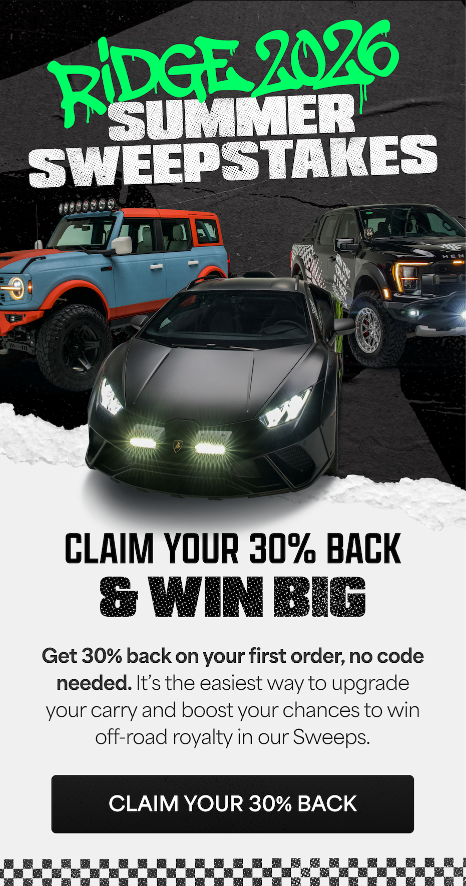 Claim Your 30% Back & Win Big