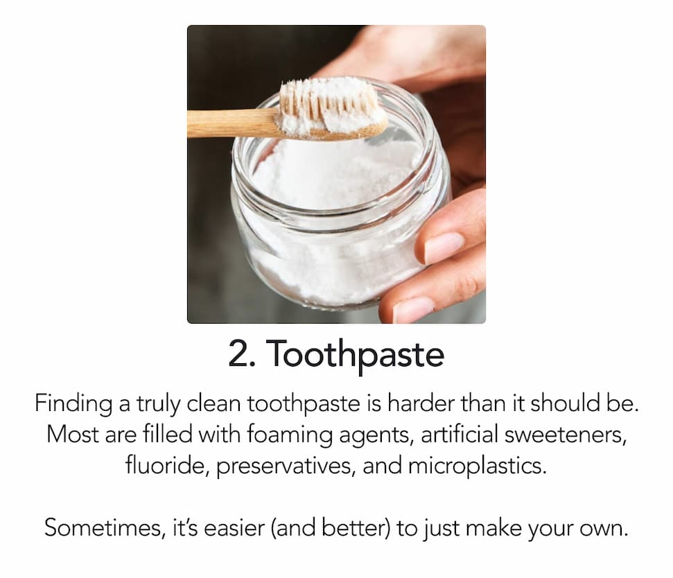 2. Toothpaste