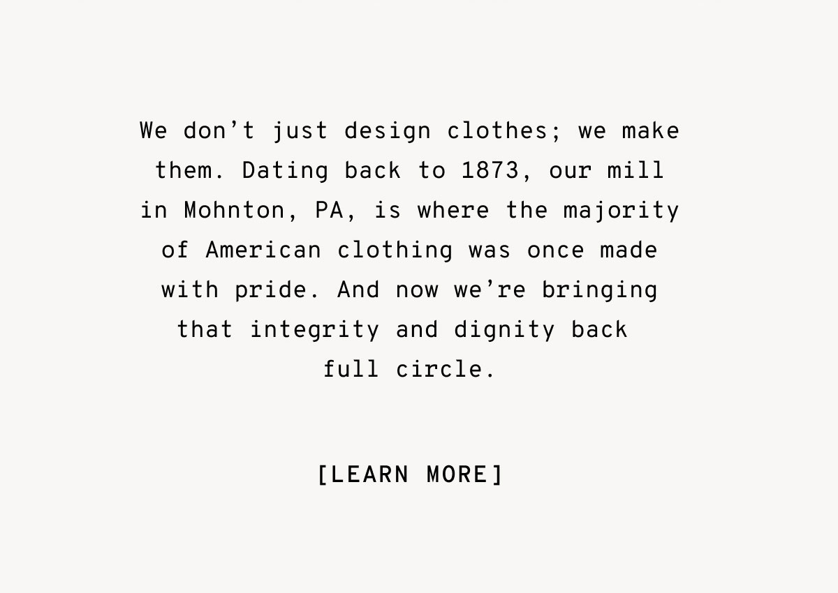 Buck Mason Knitting Mills 