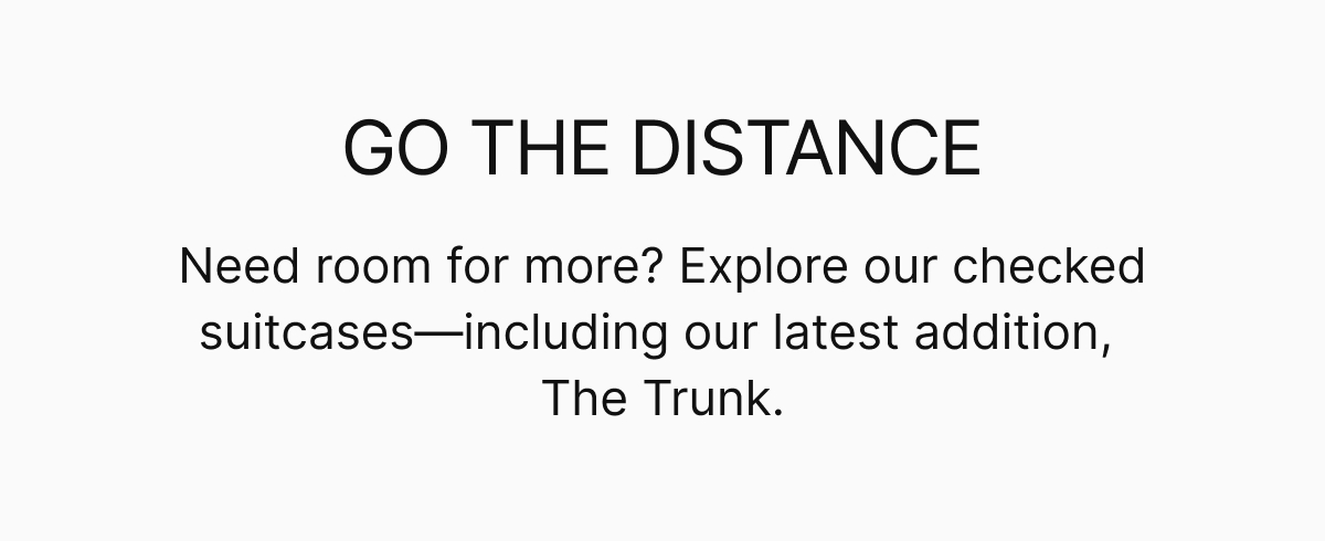 GO THE DISTANCE