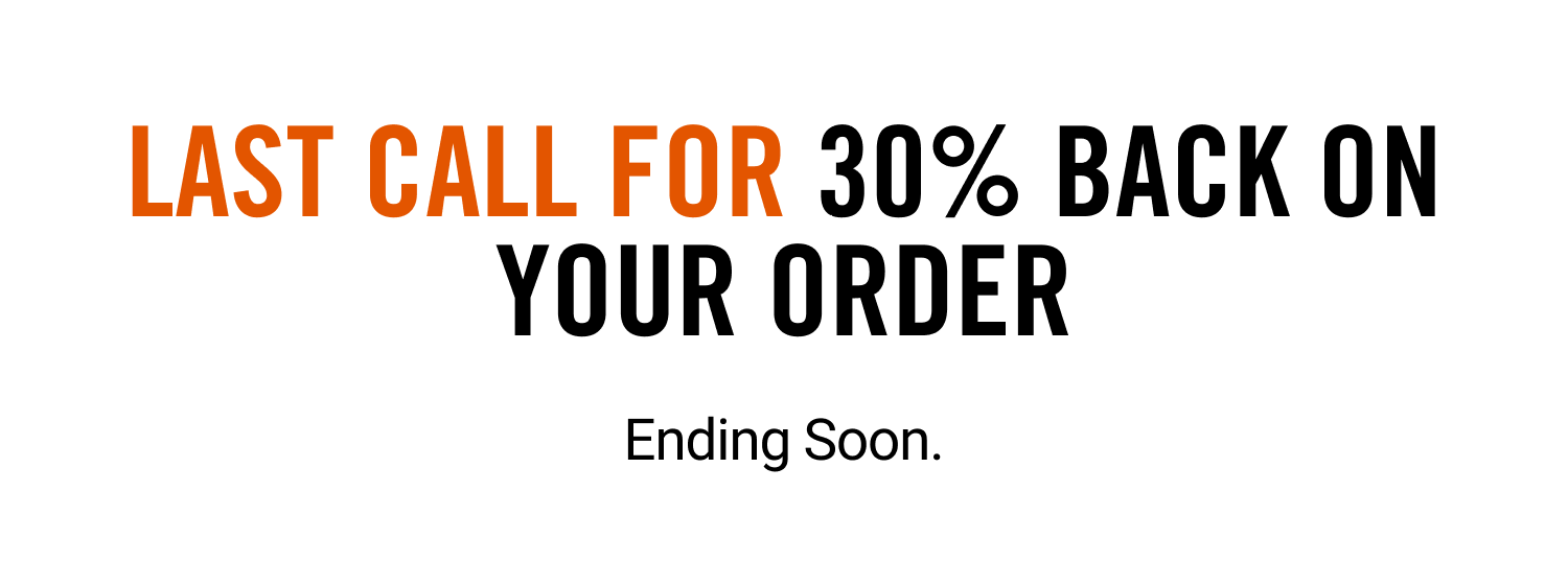 Get 30% Back on Your Cart
