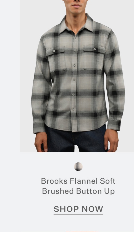 Brooks Flannel Soft Brushed Button Up