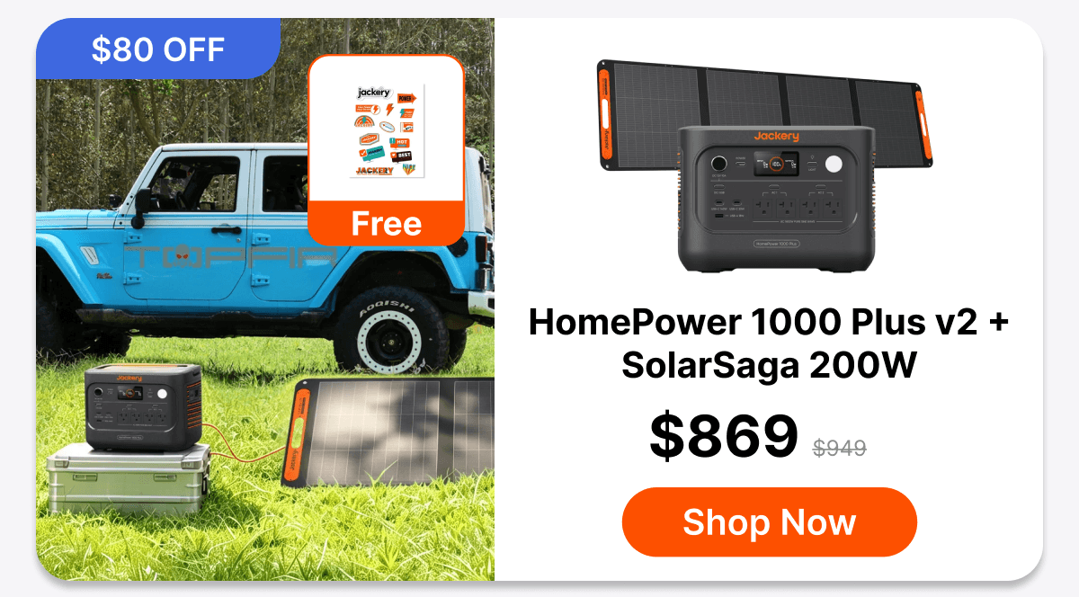 HomePower 1000 Plus v2 + SolarSaga 200W
