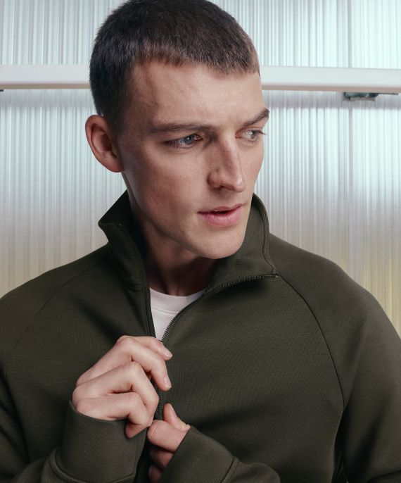 Smooth Spacer Quarter Zip
