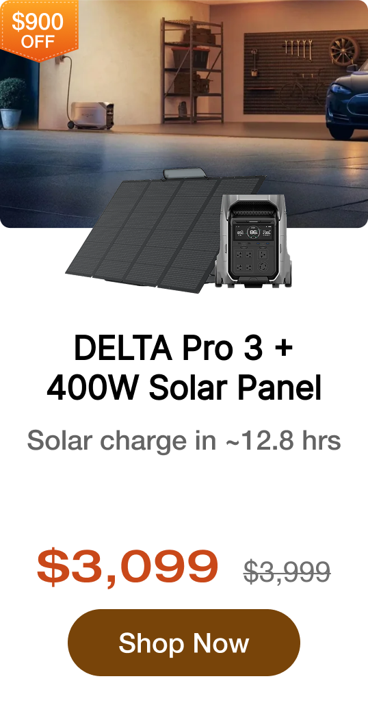 DELTA Pro 3 + 400W Solar Panel