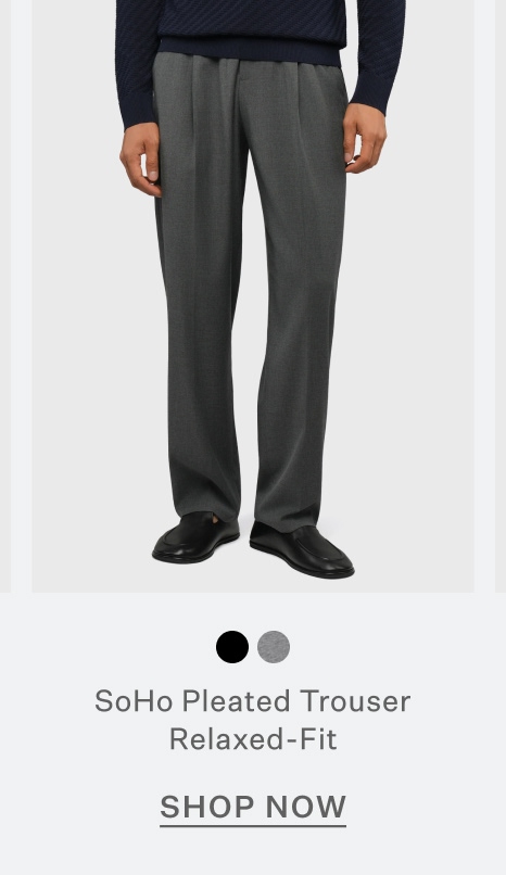 SoHo Pleated Trouser Relaxed-Fit