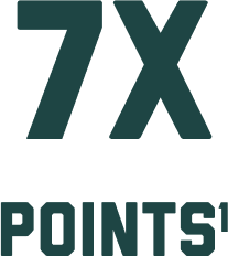 7X POINTS (footnote1)