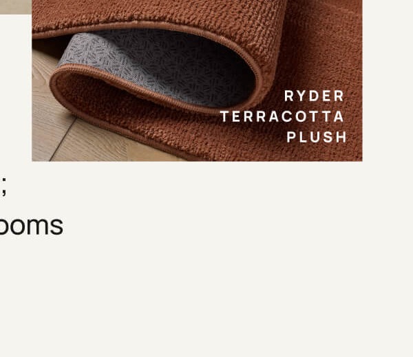Ryder Terracotta Plush Rug 2