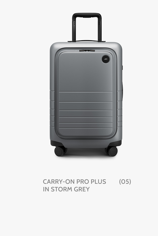 Carry-On Pro Plus in Storm Grey. (05)