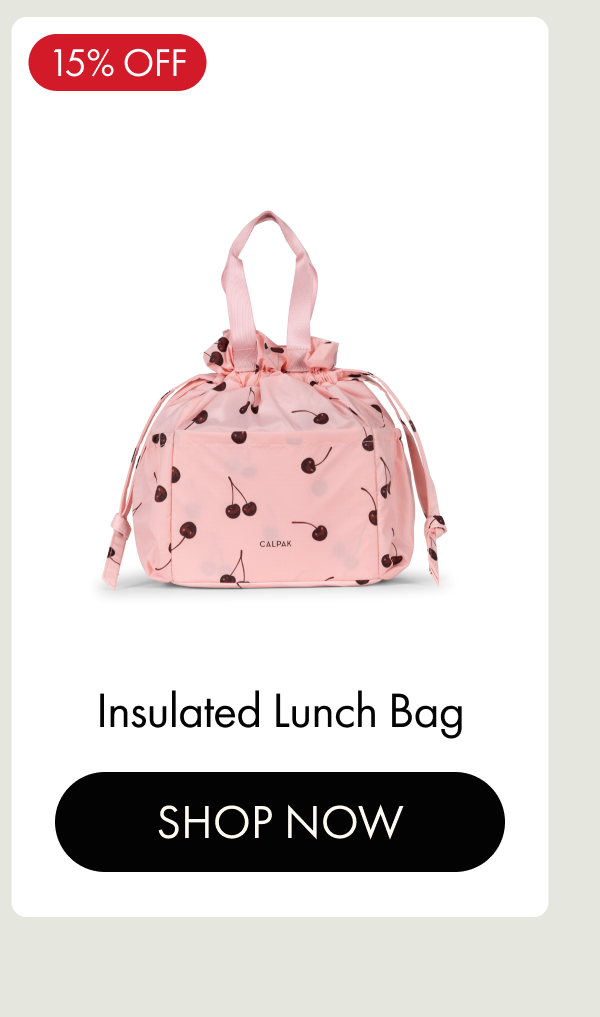 15% OFF | Insulated Lunch Bag | SHOP NOW