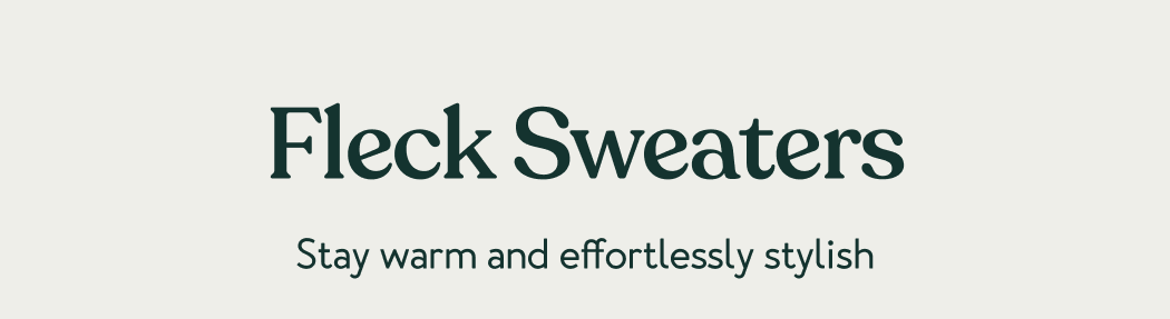 Fleck Sweaters