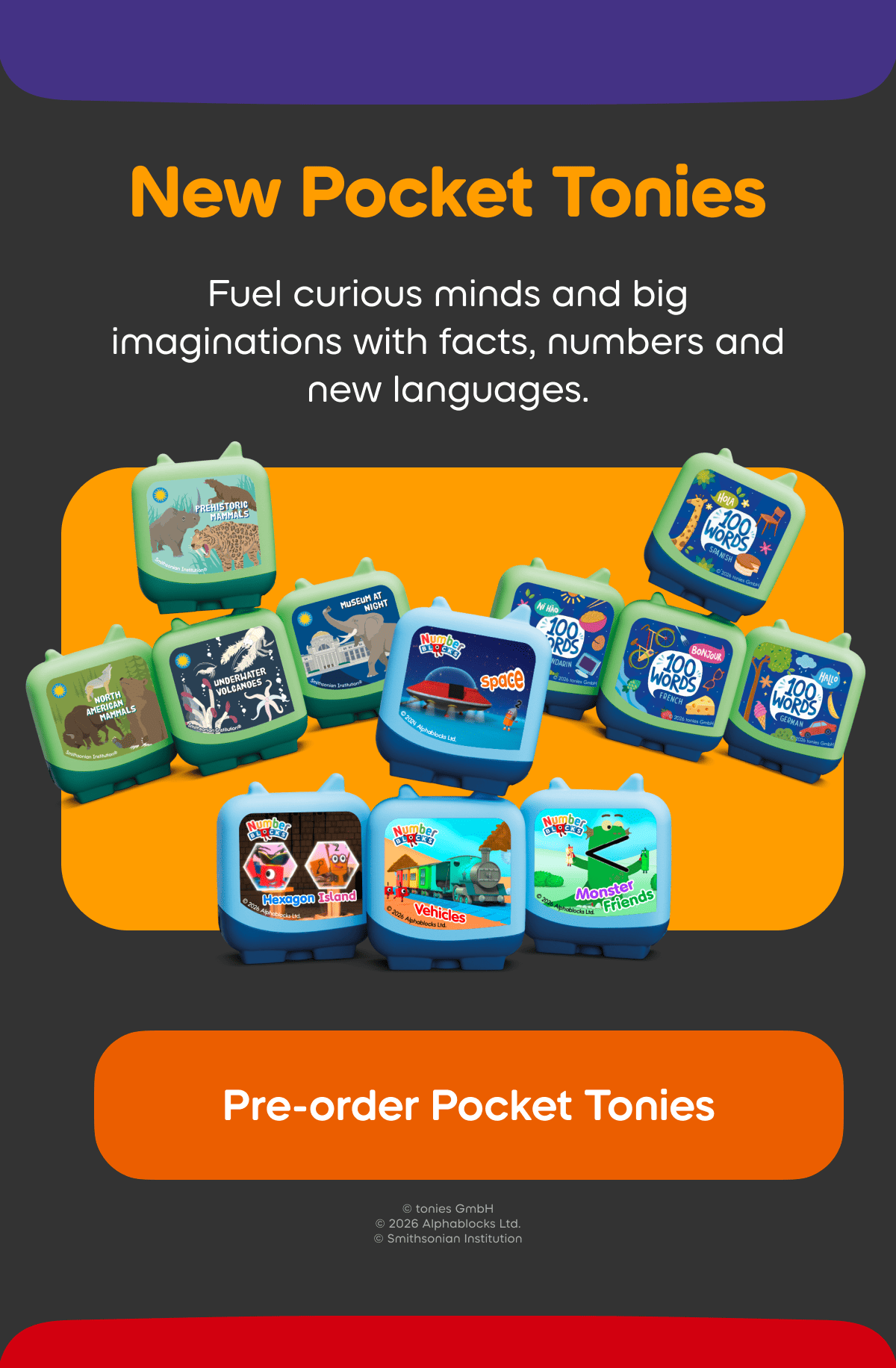 Pre-order Pocket Tonies