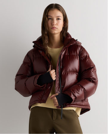 Responsible Down Cropped Puffer Jacket