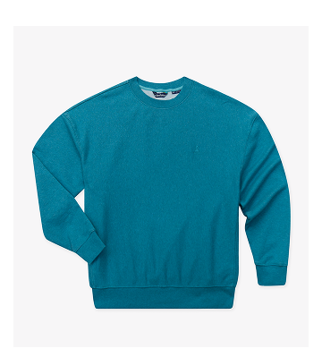 Comfort Crewneck: The Heathered Tide Pool