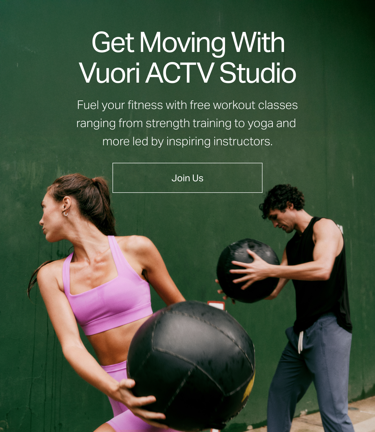 Get Moving With Vuori ACTV Studio