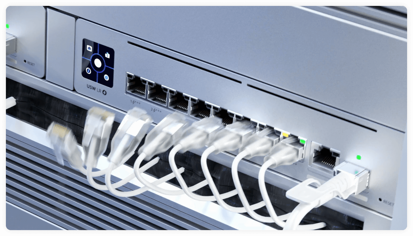 Power and data over a single Ethernet cable&mdash;up to 800 meters.