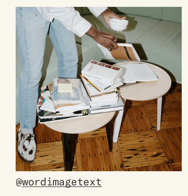 The Side Table, styled by Emmanuel Olunkwa (@wordimagetext)