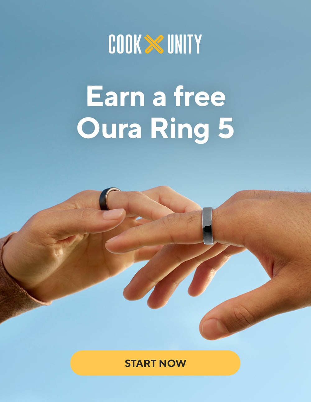 Earn a free Oura Ring 5 after your sixth qualifying CookUnity order&mdash;a $399 value