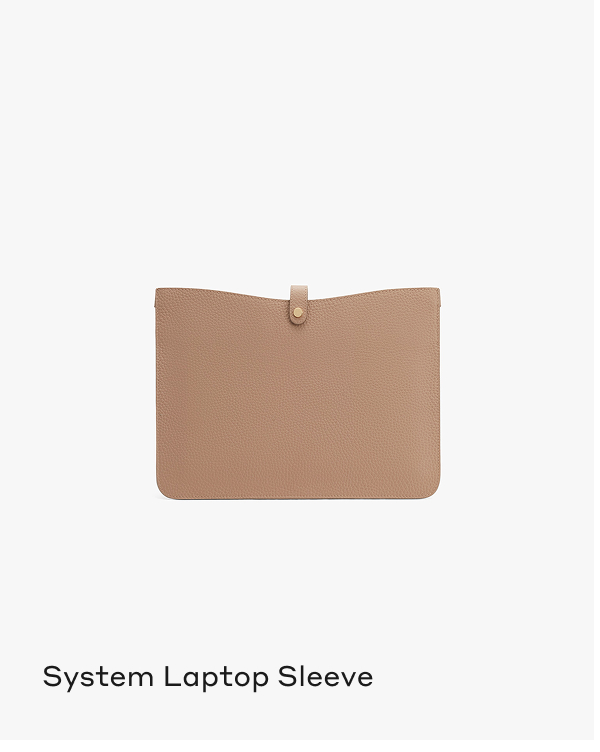 System Laptop Sleeve 16-inch Cappuccino
