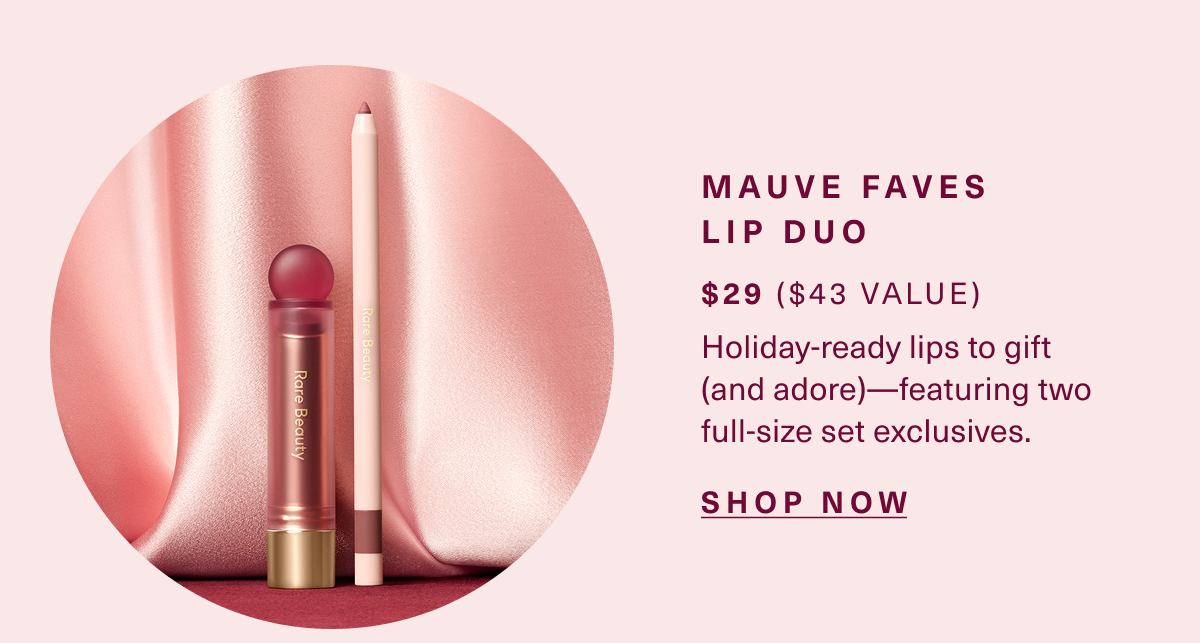 Mauve Faves Lip Duo. Shop now.