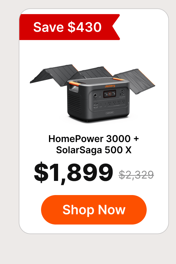 HomePower 3000 +SolarSaga 500 X